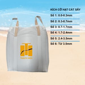 Dry quartz sand
